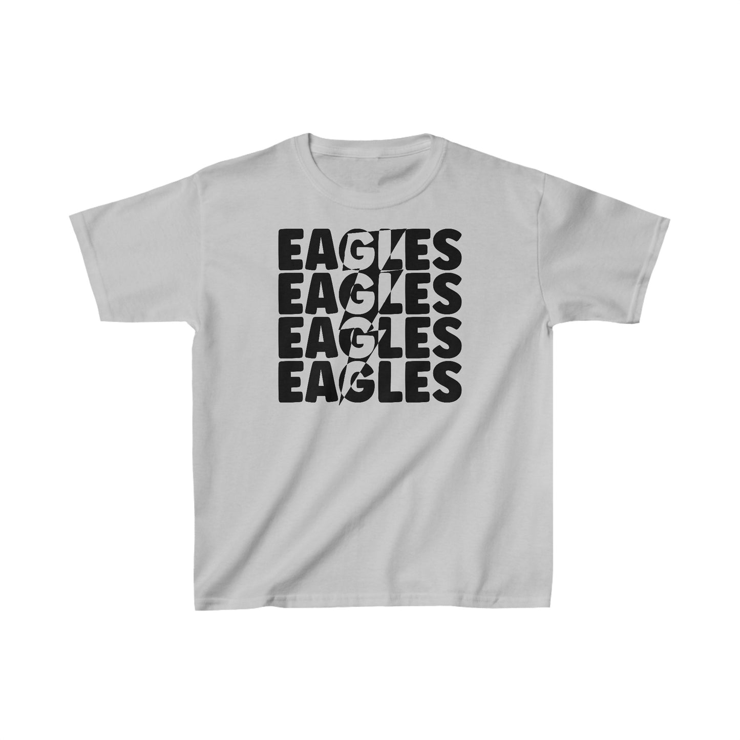 Lightning Bolt Eagle - Gildan Kids Heavy Cotton™ Tee