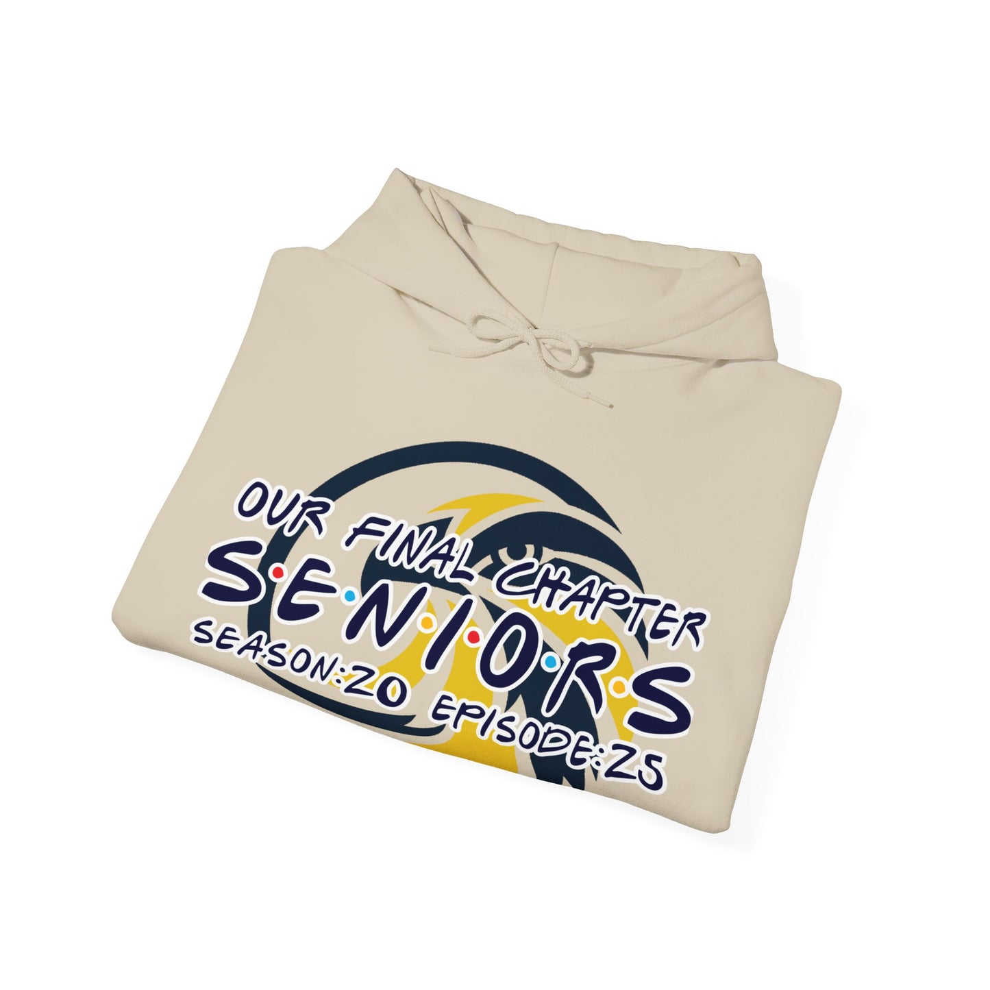 S.E.N.I.O.R.S. c/o 2025 - Gildan Unisex Heavy Blend™ Hooded Sweatshirt