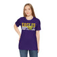 Softball Cutout - Bella+Canva Unisex Jersey Short Sleeve Tee