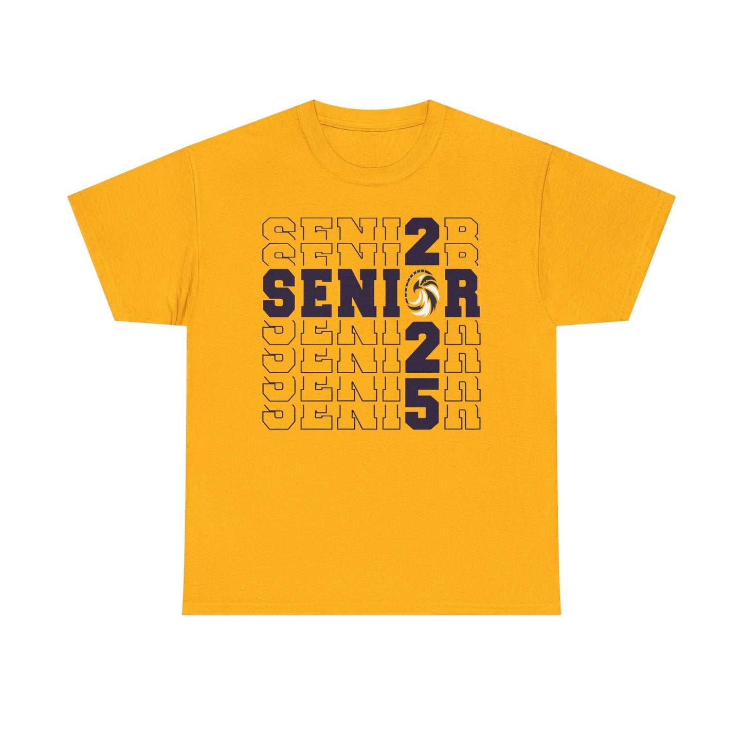 Seniors Cross Stacked c/o 2025 - Gildan Unisex Heavy Cotton Tee