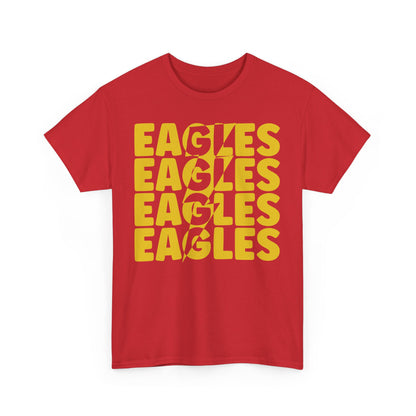 Lightning Bolt Eagles -  Gildan Unisex Heavy Cotton Tee