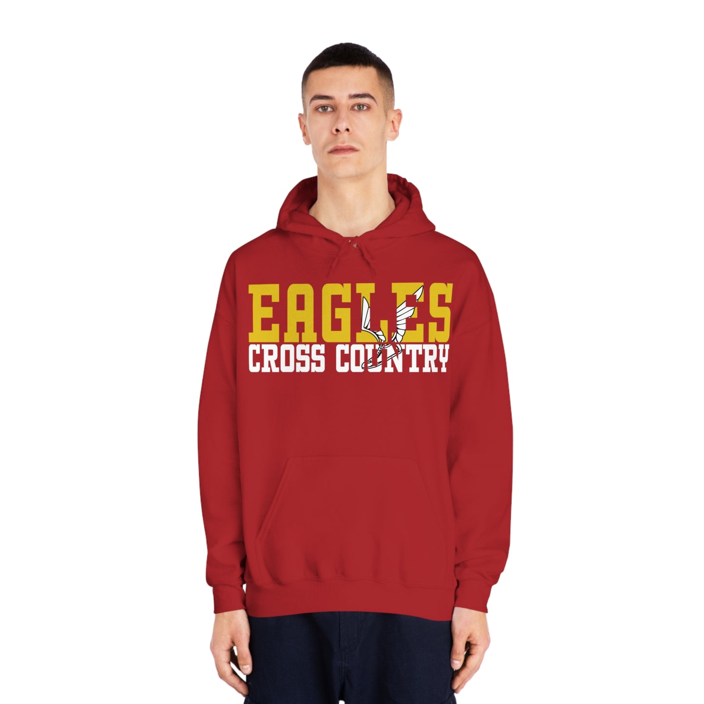 Cross Country Cutout - Gildan Unisex DryBlend® Hooded Sweatshirt