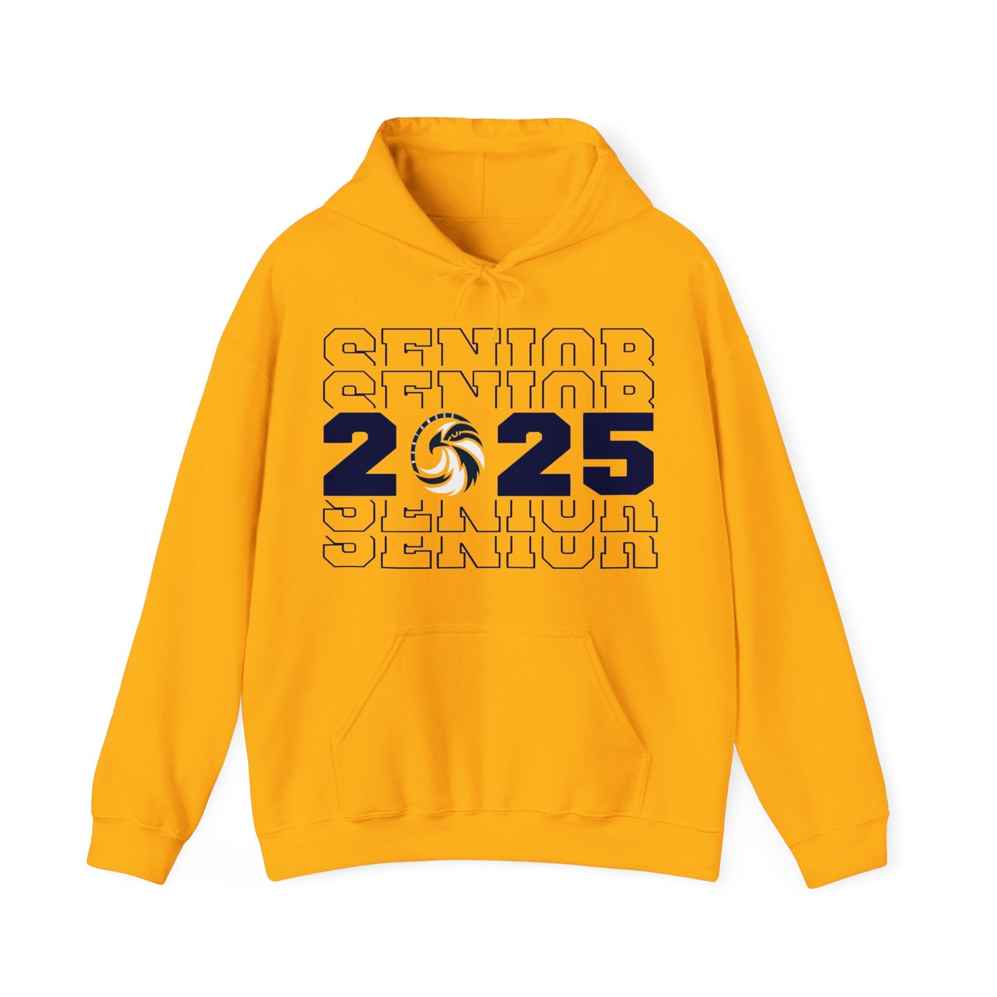 Senior Stacked c/o 2025 - Gildan Unisex Heavy Blend™ Hooded Sweatshirt