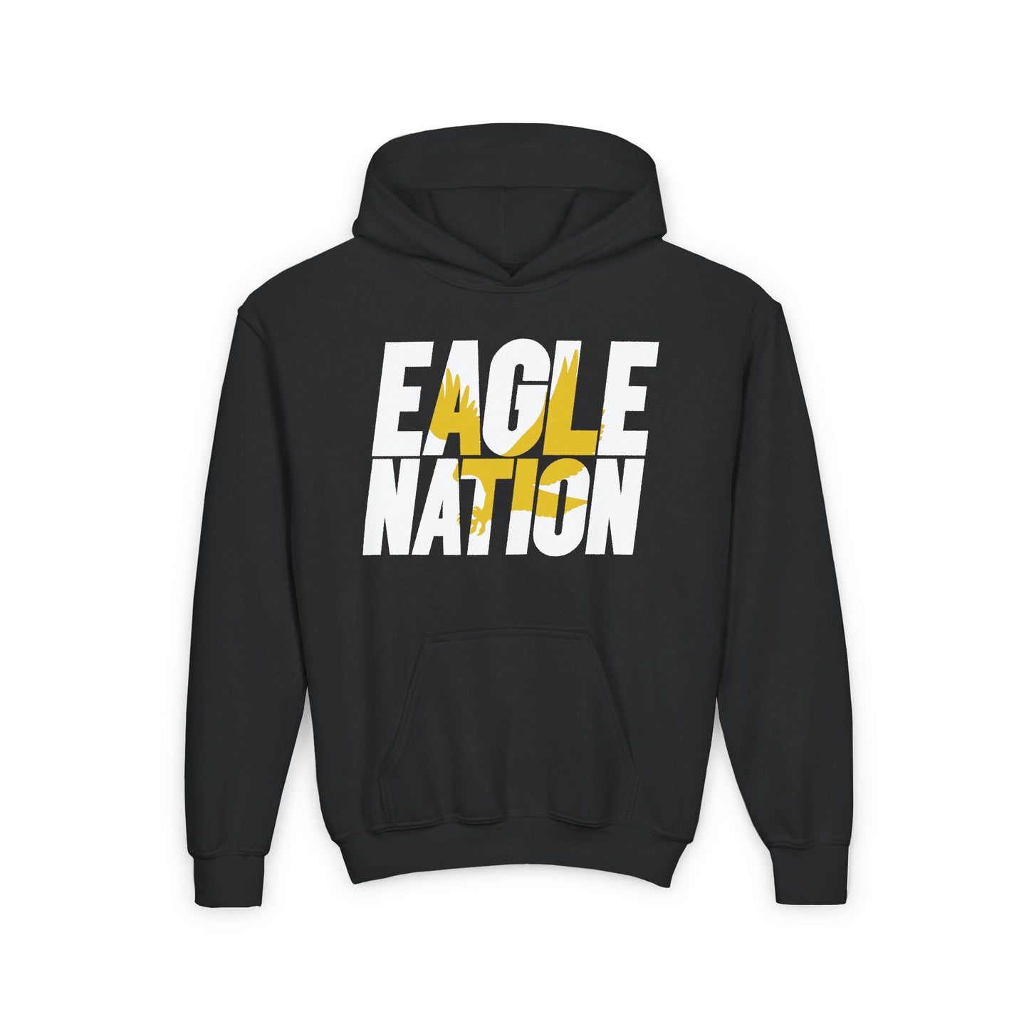 Eagle Nation - Gildan Youth Heavy Blend Hooded Sweatshirt