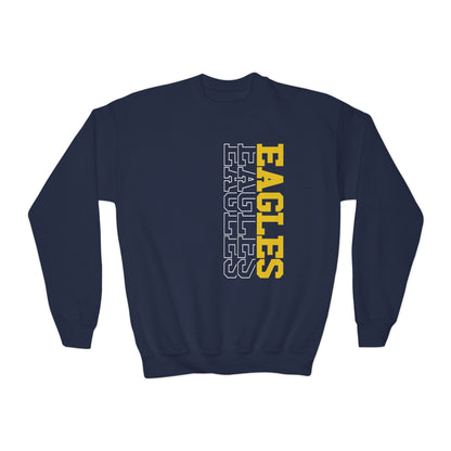 Sideways Eagles - Gildan Youth Crewneck Sweatshirt