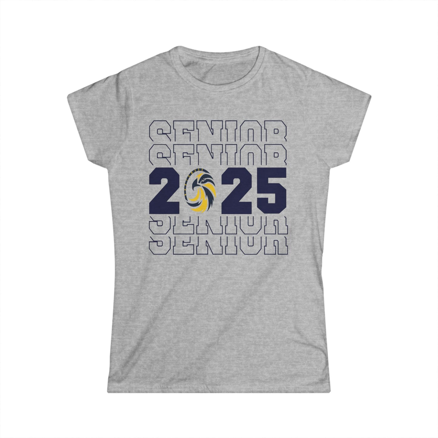 Senior Stacked c/o 2025 - Gildan Women's Softstyle Tee