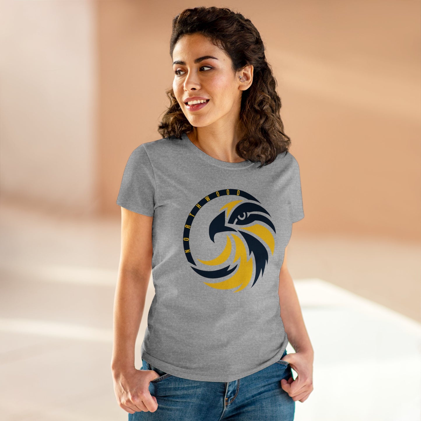 Original Logo - Gildan Women's Midweight Cotton Tee