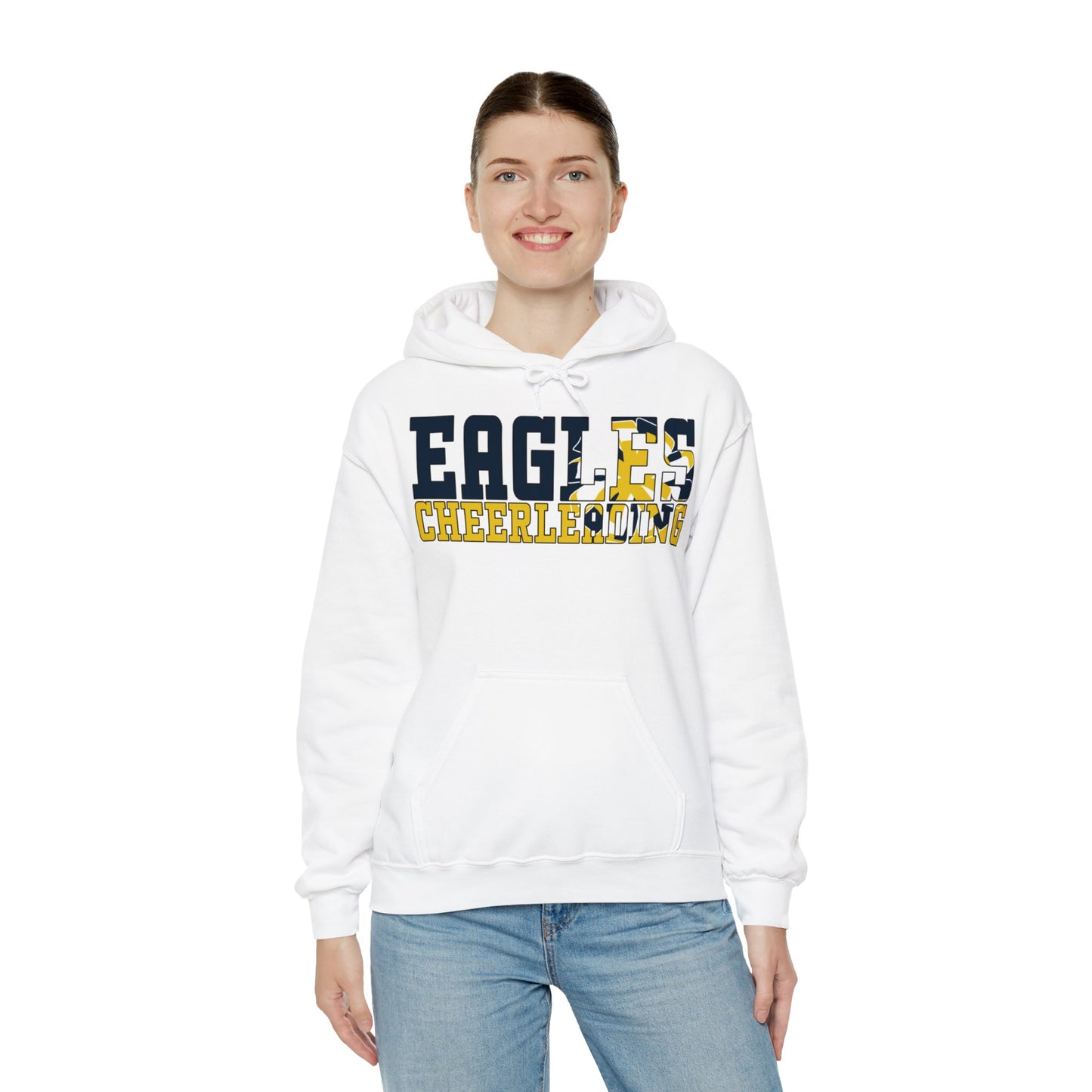 Cheerleading Cutout - Gildan Unisex Heavy Blend™ Hooded Sweatshirt