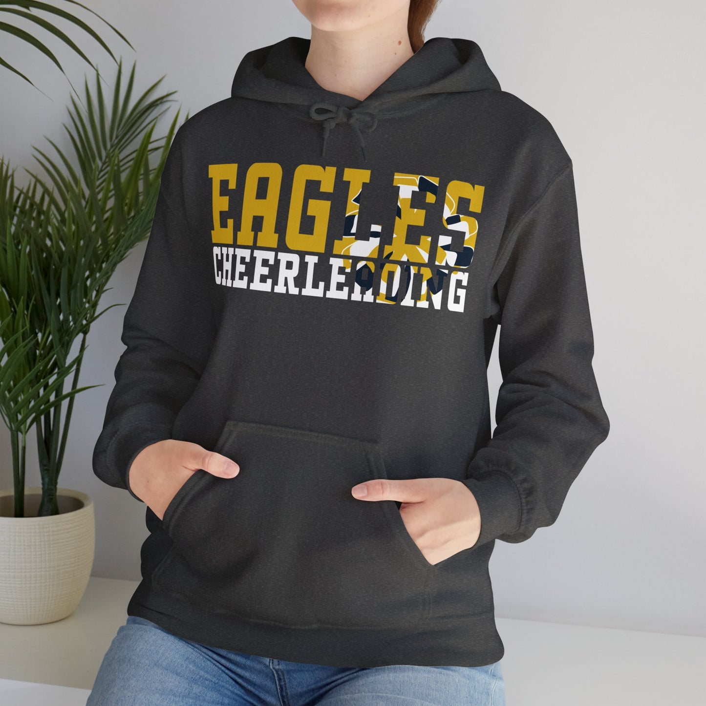 Cheerleading Cutout - Gildan Unisex Heavy Blend™ Hooded Sweatshirt