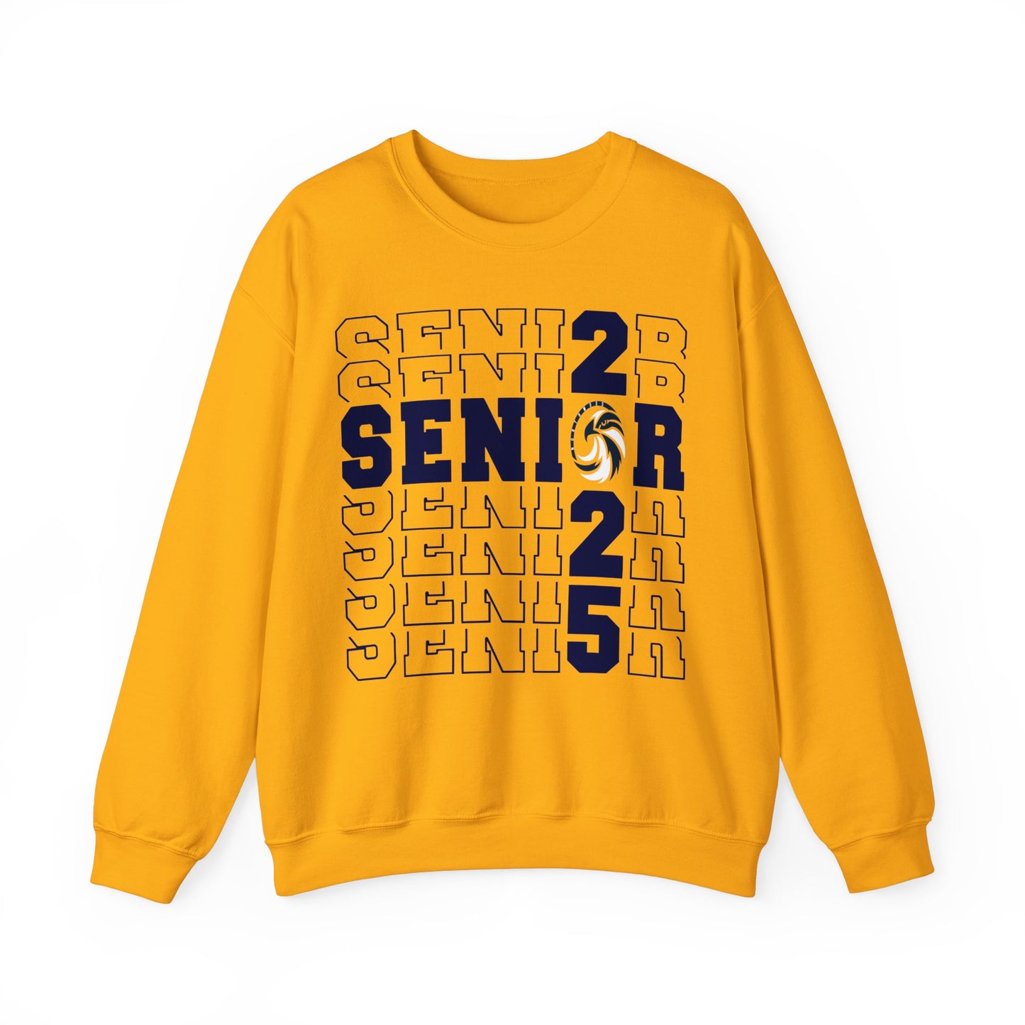 Seniors Cross Stacked c/o 2025 - Gildan Unisex Heavy Blend™ Crewneck Sweatshirt