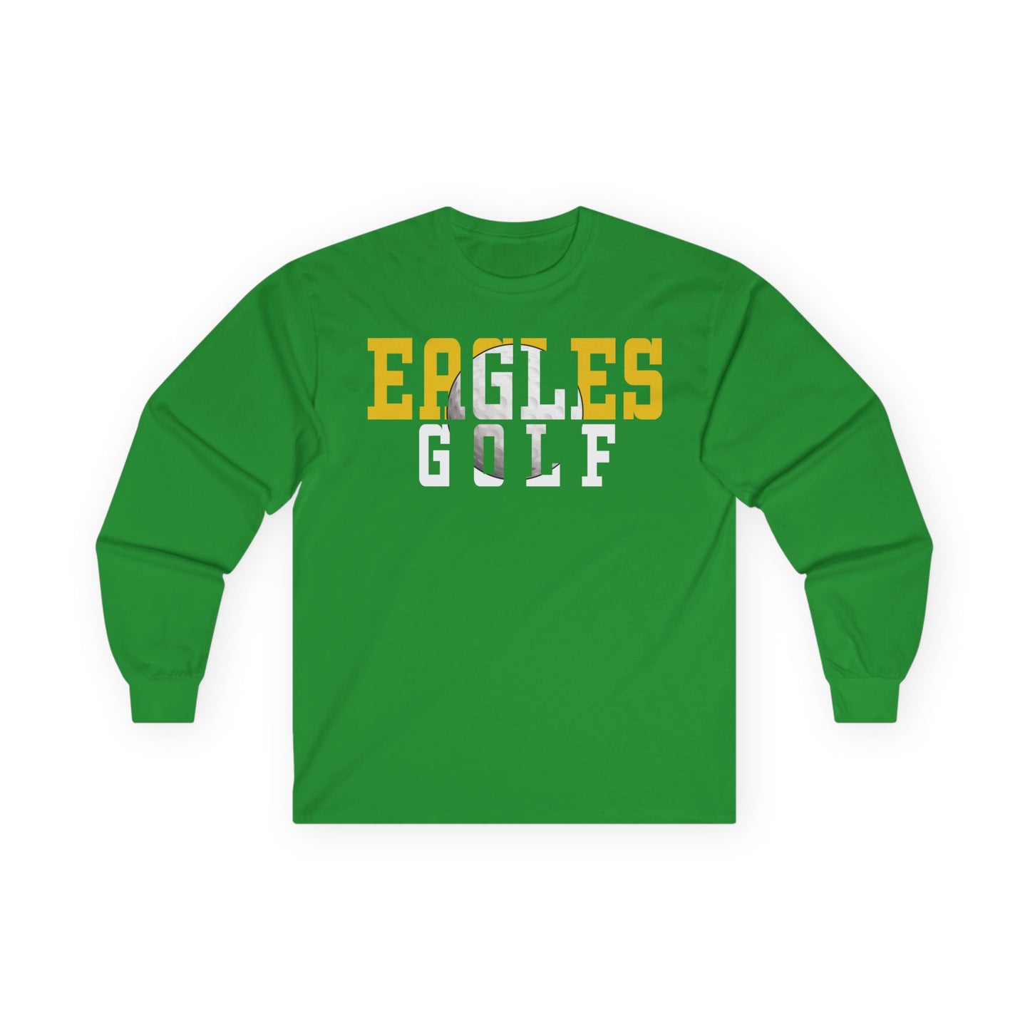 Golf Cutout - Gildan Ultra Cotton Long Sleeve Tee