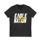 Eagle Nation - Bella+Canva Unisex Jersey Short Sleeve V-Neck Tee