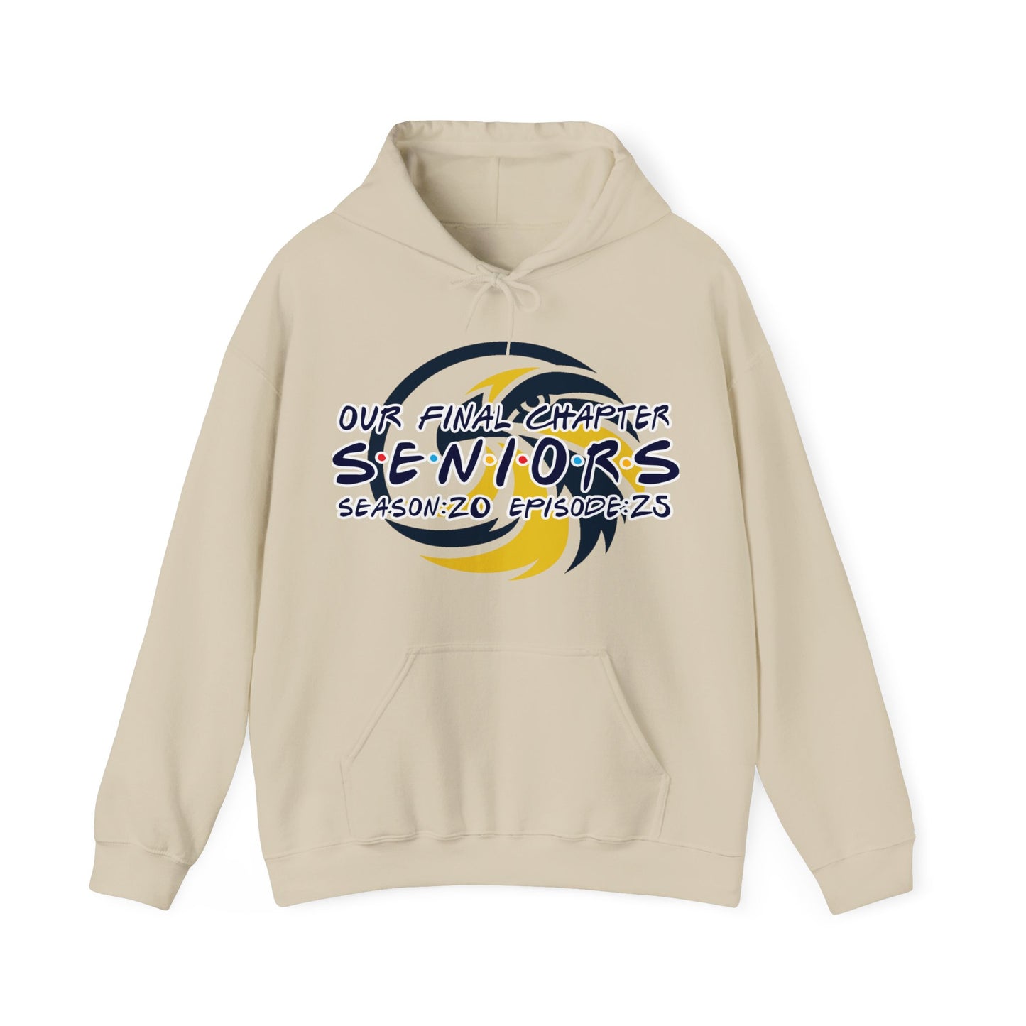 S.E.N.I.O.R.S. c/o 2025 - Gildan Unisex Heavy Blend™ Hooded Sweatshirt