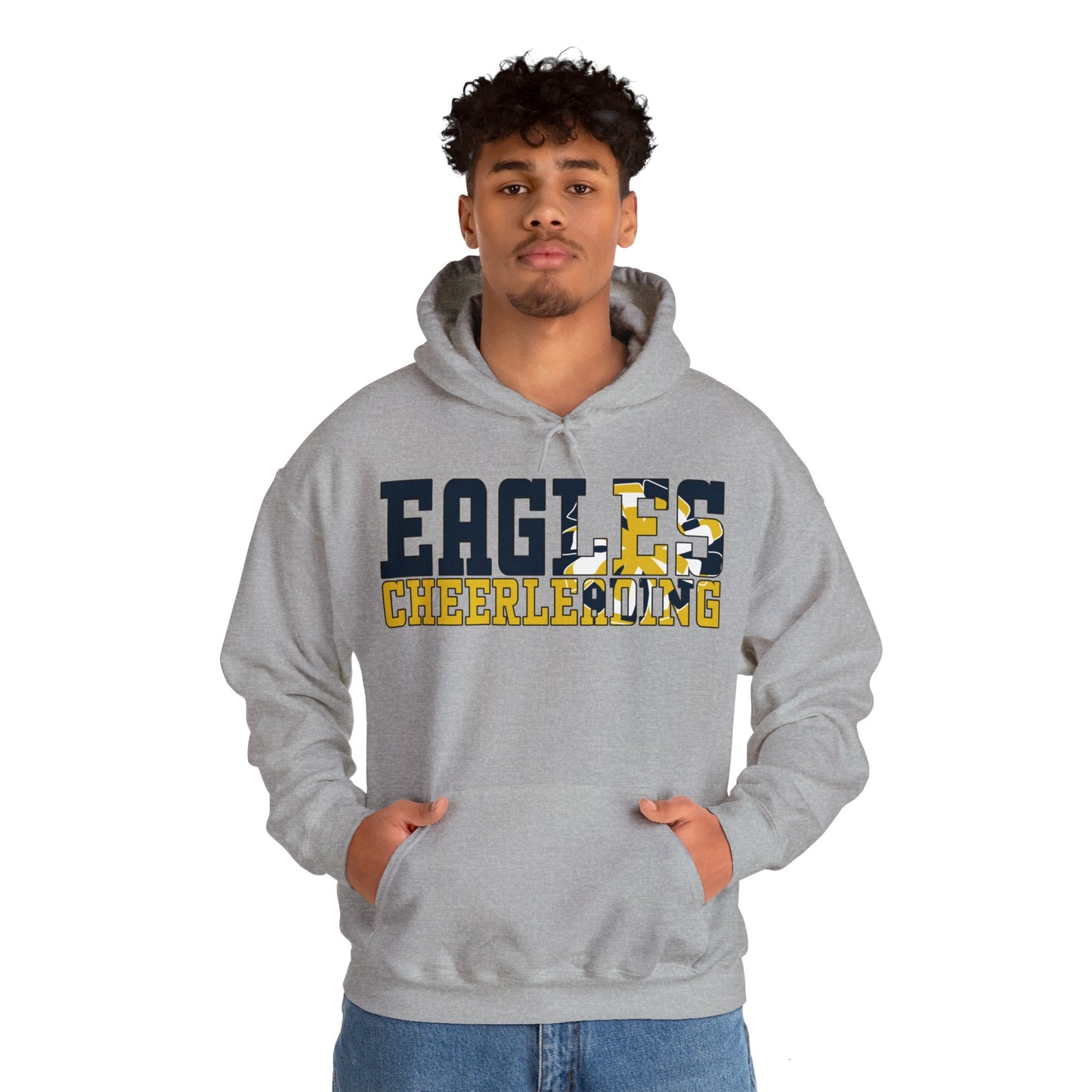 Cheerleading Cutout - Gildan Unisex Heavy Blend™ Hooded Sweatshirt