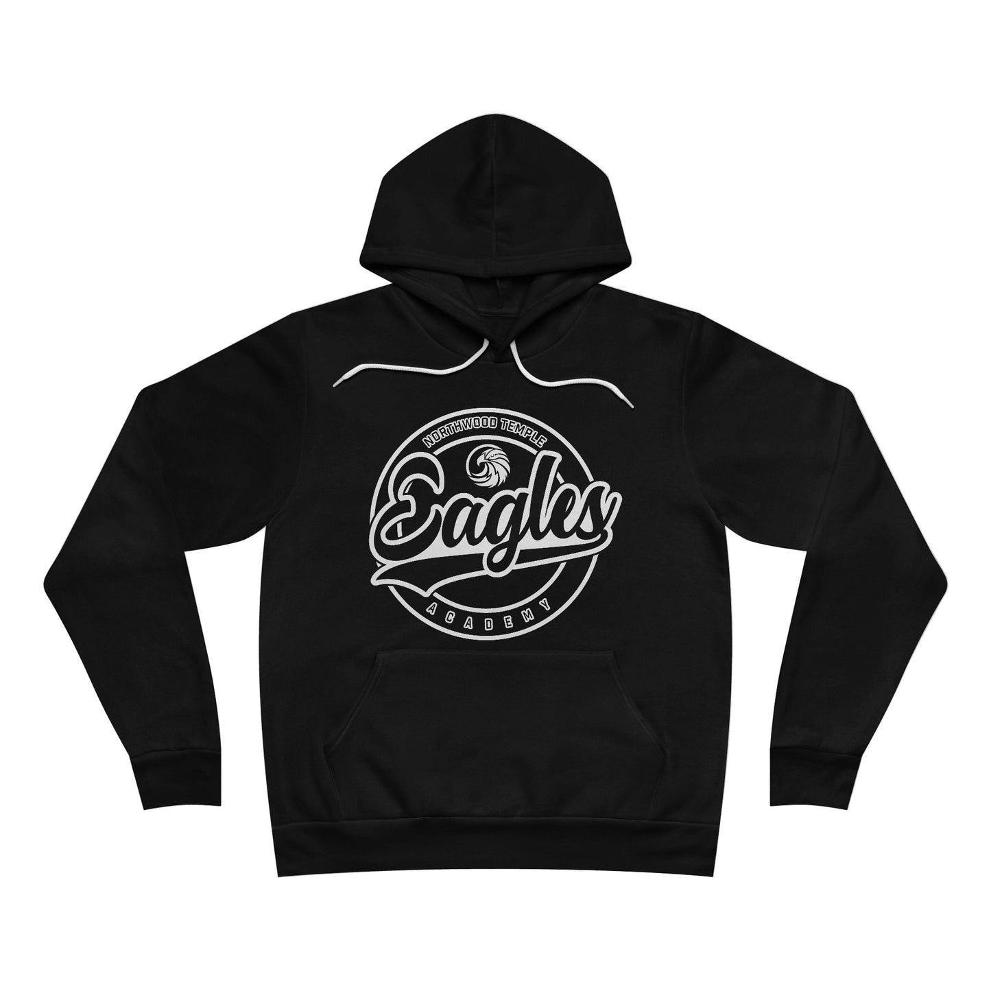 Eagles Circle Stamp - Bella+Canva Unisex Sponge Fleece Pullover Hoodie