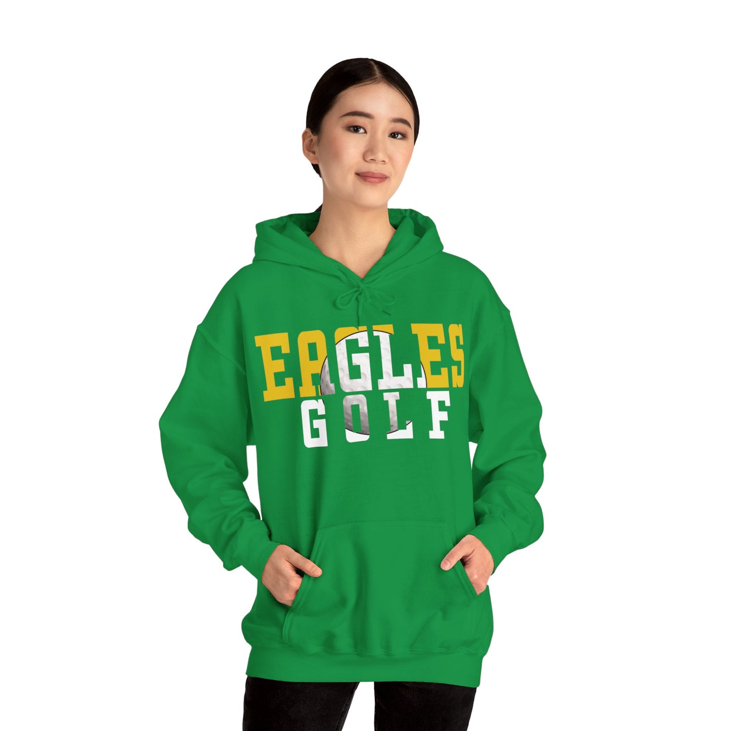 Golf Cutout - Gildan Unisex Heavy Blend™ Hooded Sweatshirt