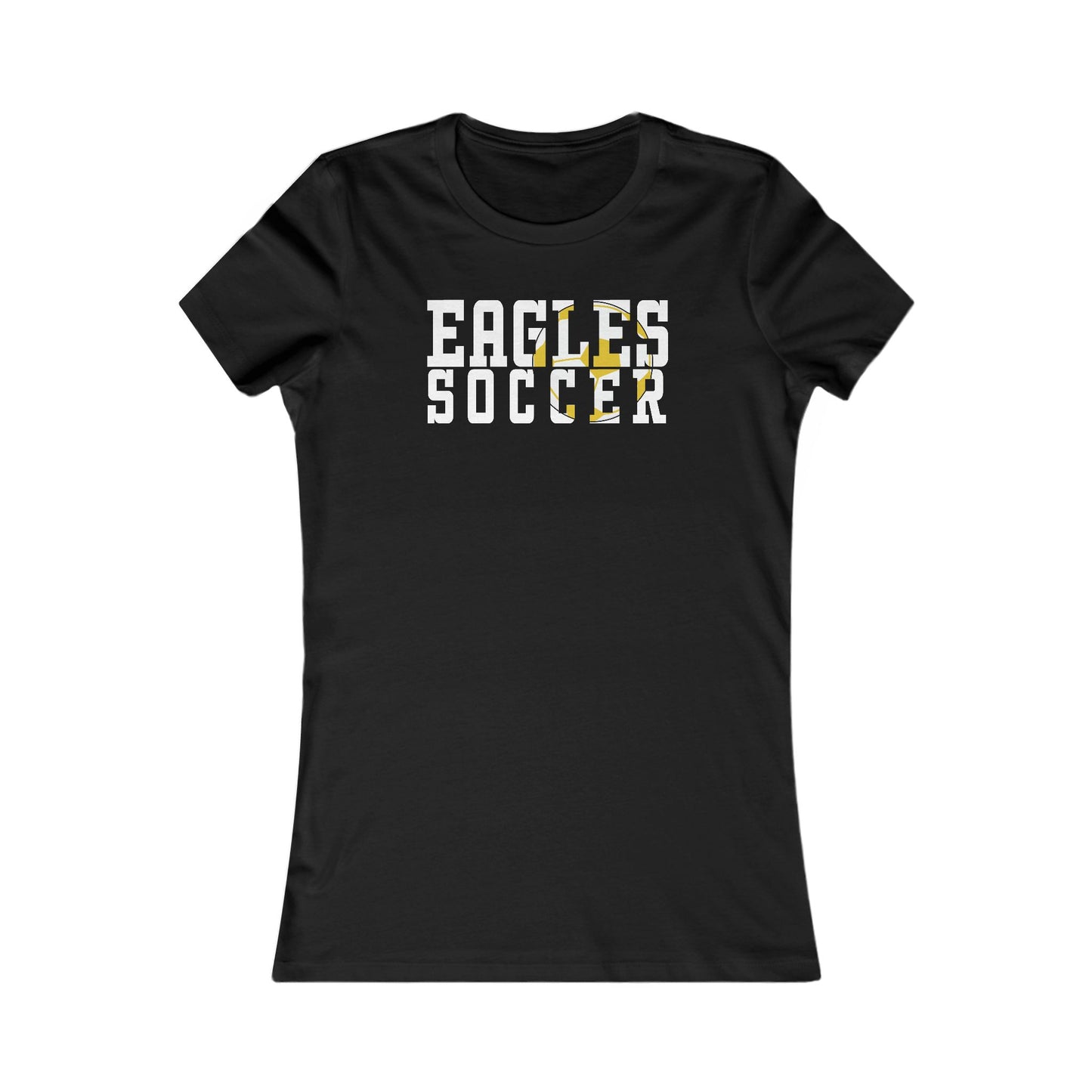 Soccer Cutout - Bella+Canva Women's Favorite Tee