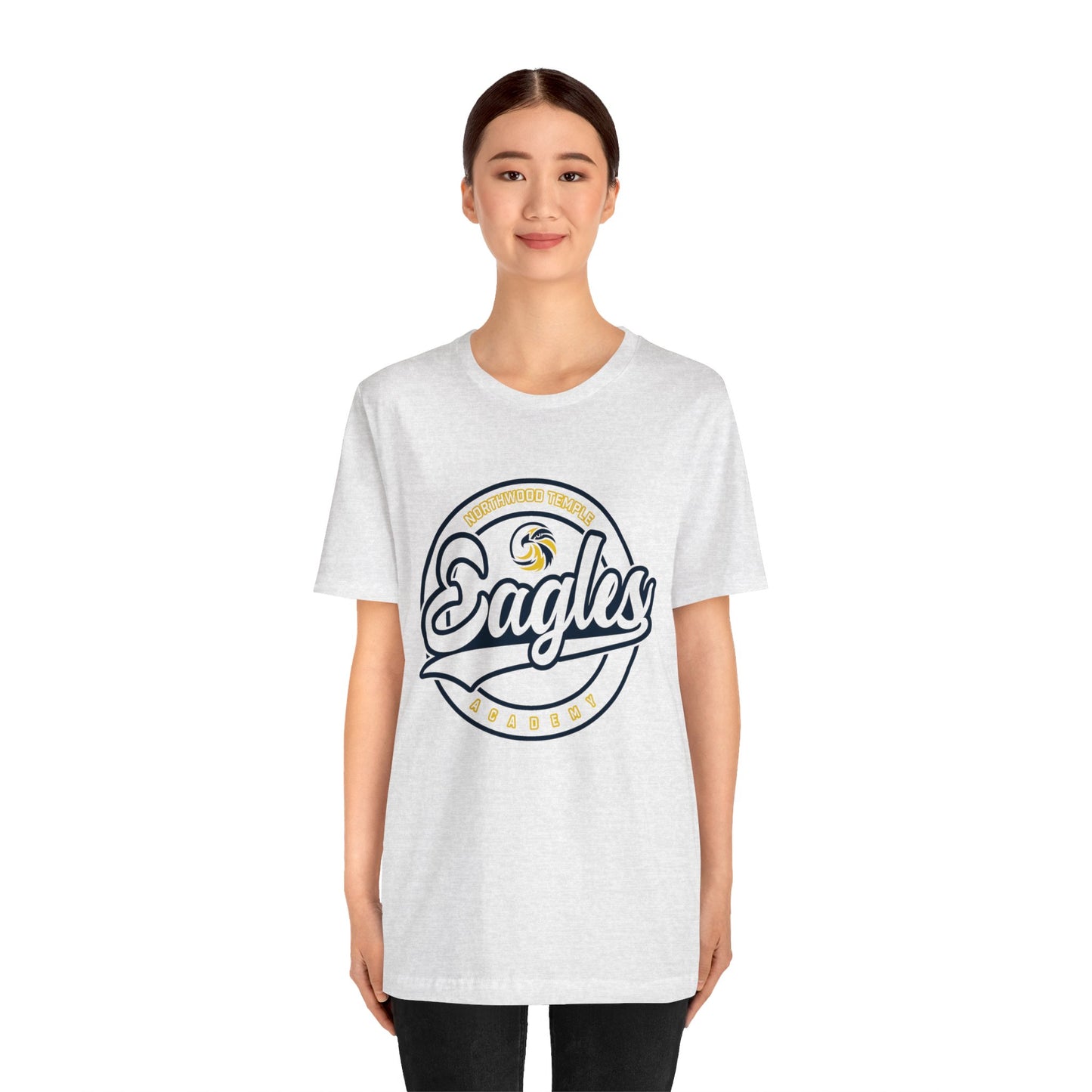 Eagles Circle Stamp - Bella+Canva Unisex Jersey Short Sleeve Tee