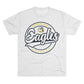 Eagles Circle Stamp - Next Level Unisex Tri-Blend Crew Tee