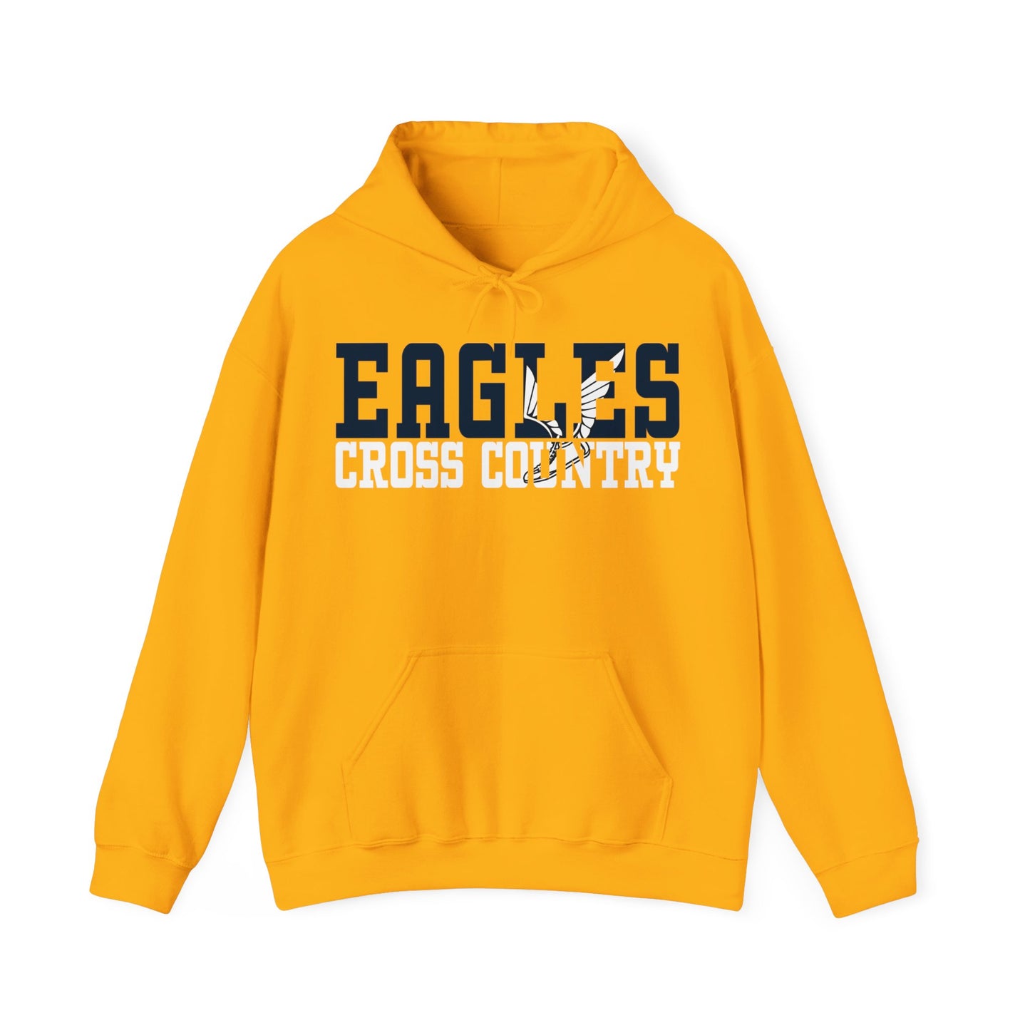 Cross Country Cutout - Gildan Unisex Heavy Blend™ Hooded Sweatshirt