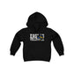 Volleyball Cutout - Gildan Youth Heavy Blend Hooded Sweatshirt