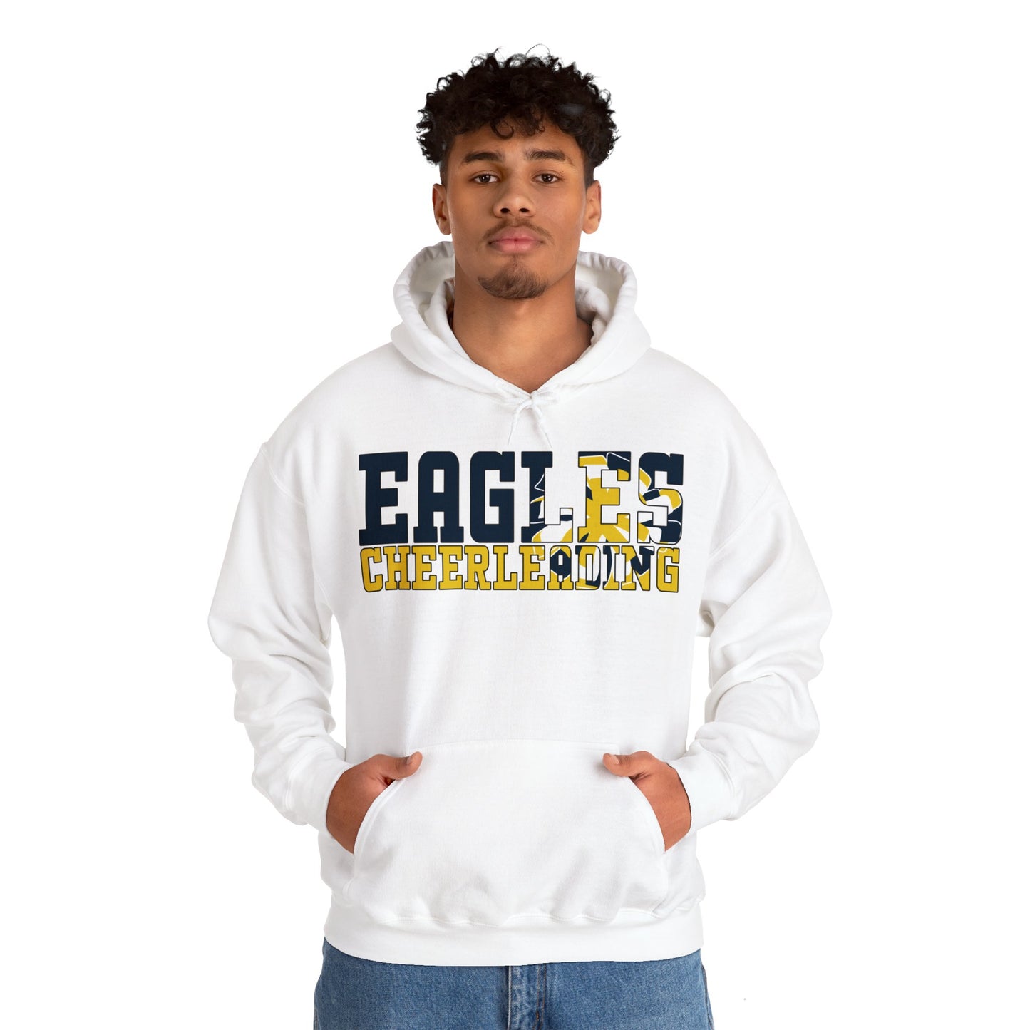 Cheerleading Cutout - Gildan Unisex Heavy Blend™ Hooded Sweatshirt