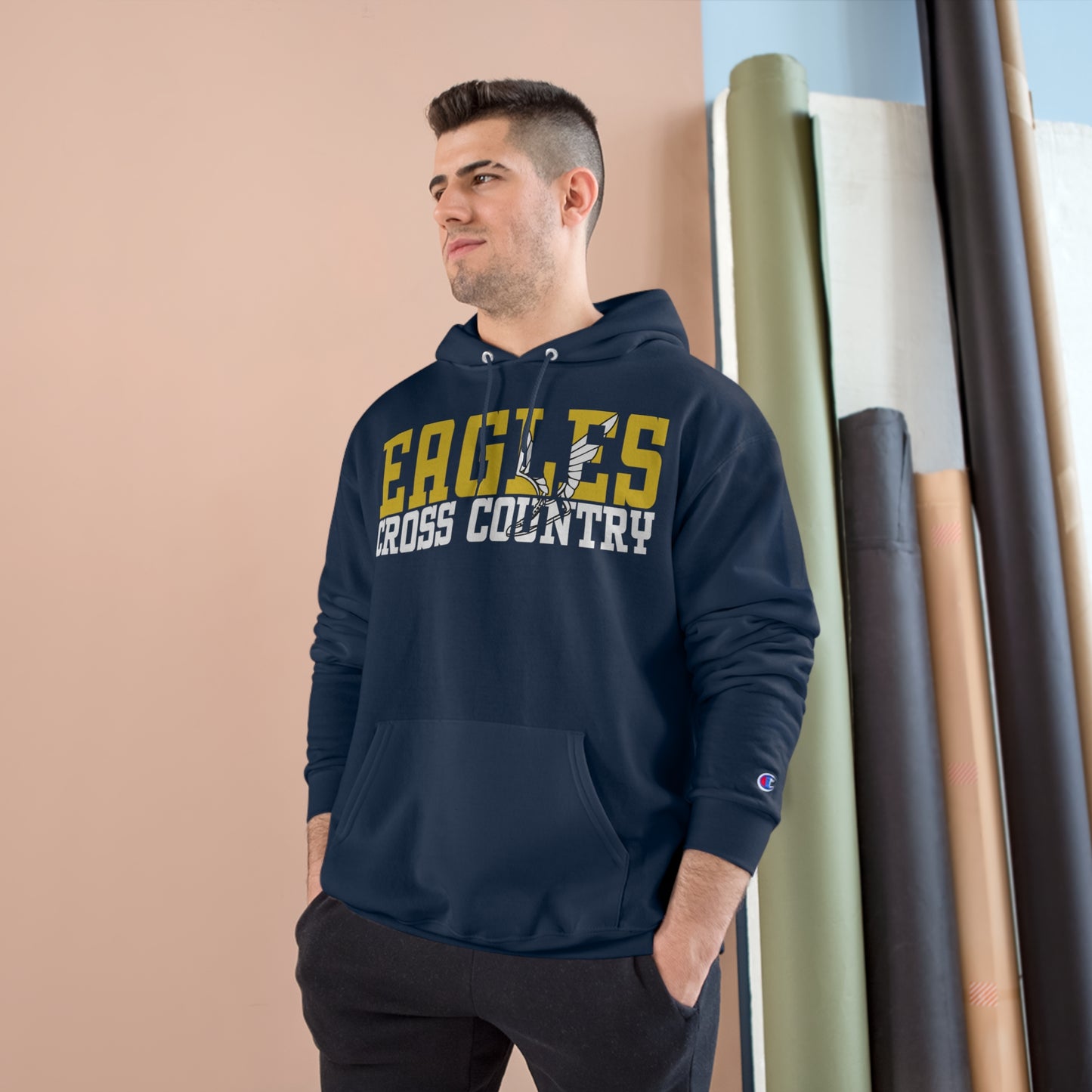 Cross Country Cutout - Champion Hoodie