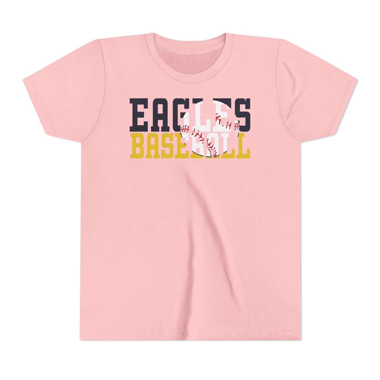 Baseball Cutout - Bella+Canva Youth Short Sleeve Tee