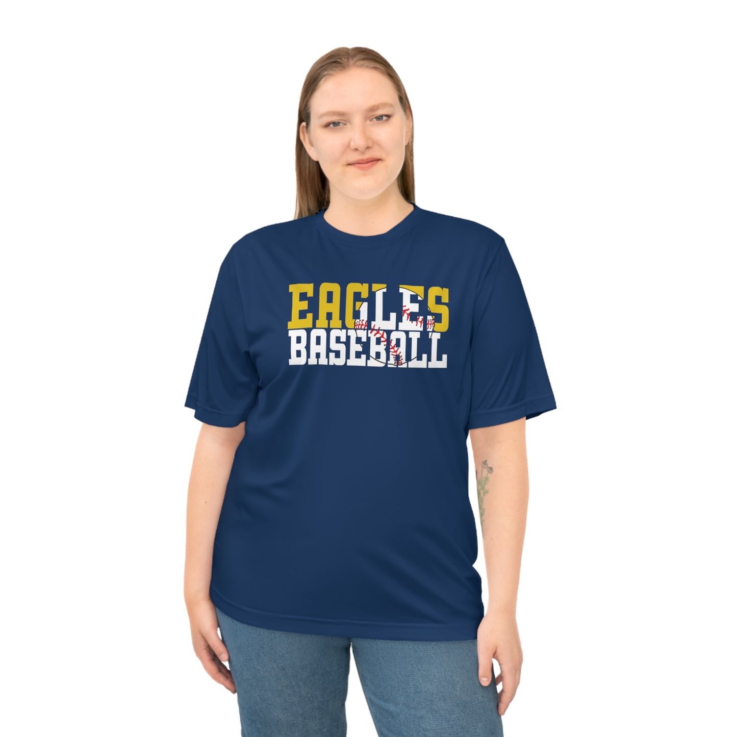 Baseball Cutout - Team 365 Unisex Zone Performance T-shirt