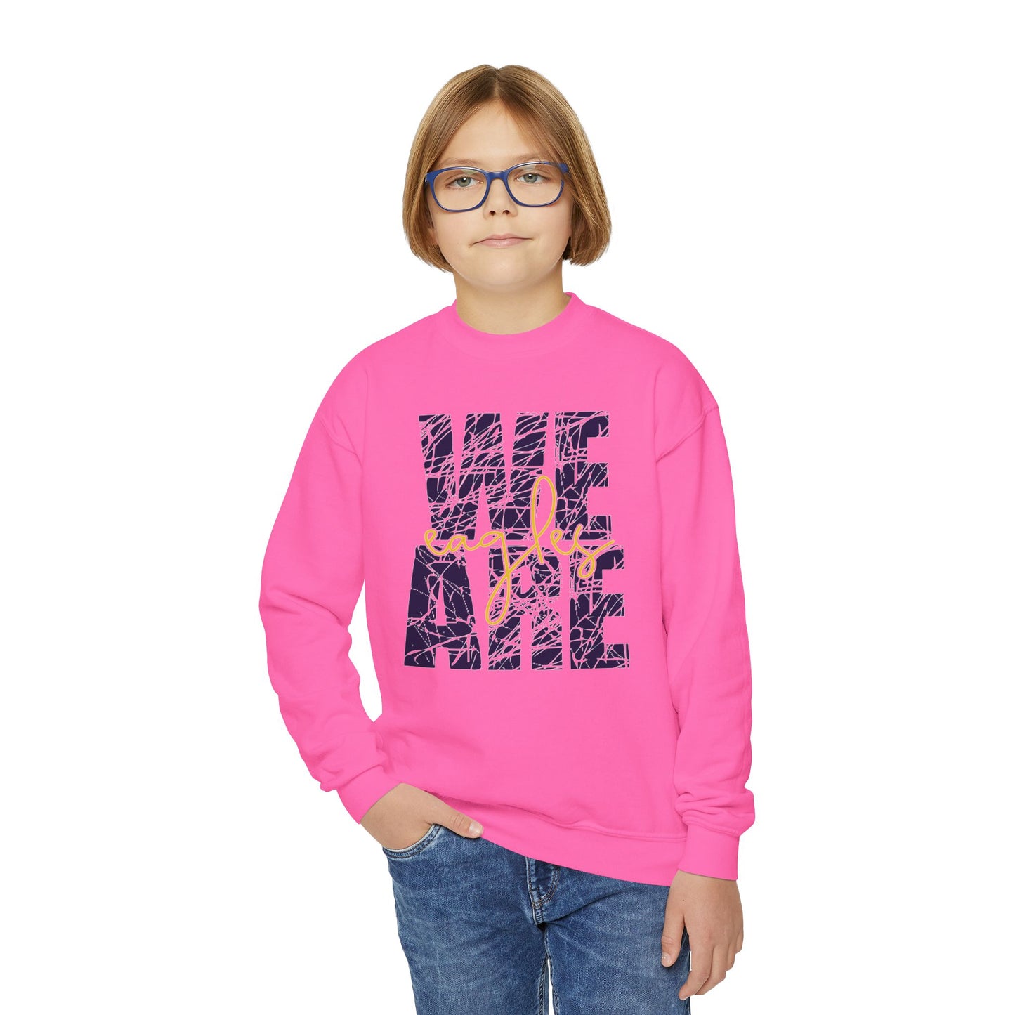 We Are Eagles - Gildan Youth Crewneck Sweatshirt