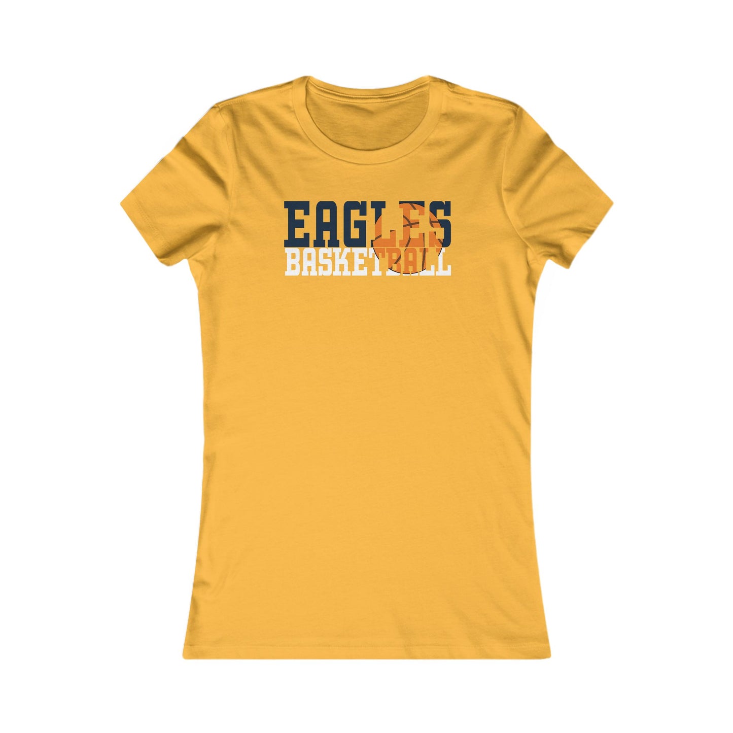 Basketball Cutout - Bella+Canva Women's Favorite Tee