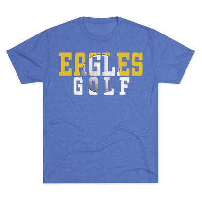 Golf Cutout - Next Level Unisex Tri-Blend Crew Tee