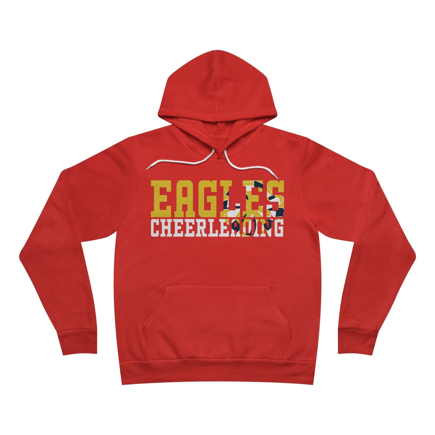 Cheerleading Cutout - Bella+Canva Unisex Sponge Fleece Pullover Hoodie