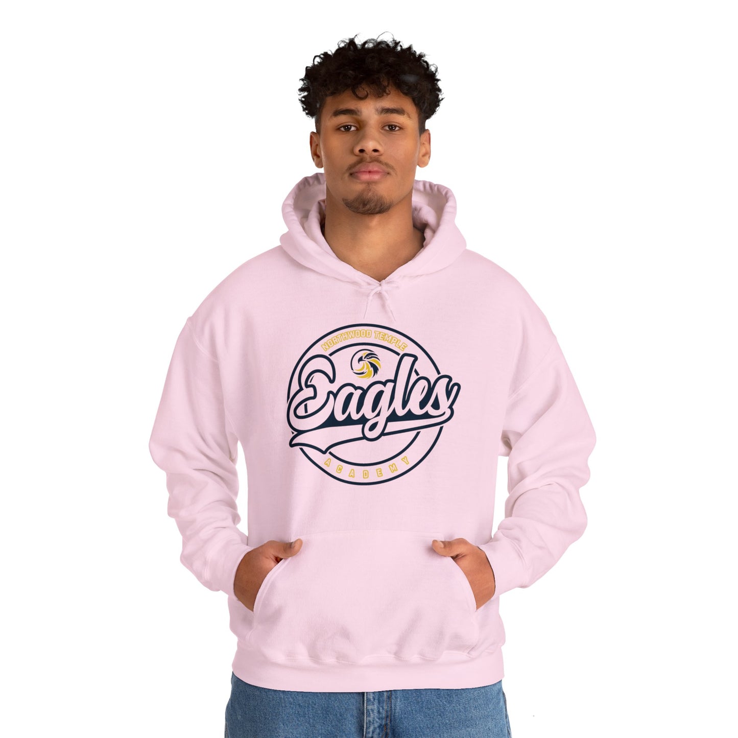 Eagles Circle Stamp - Gildan Unisex Heavy Blend™ Hooded Sweatshirt