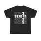 Seniors Cross Stacked c/o 2025 - Gildan Unisex Heavy Cotton Tee