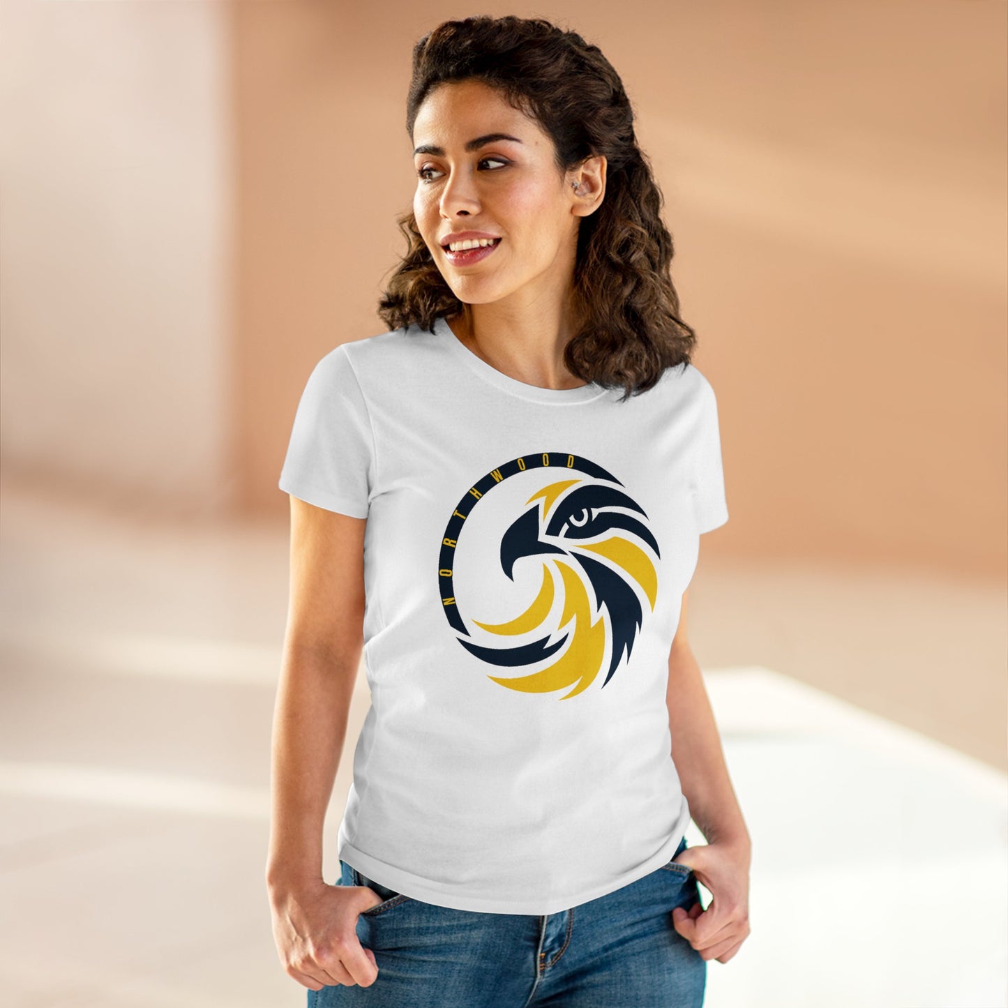 Original Logo - Gildan Women's Midweight Cotton Tee