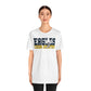 Cross Country Cutout -  Bella+Canva Unisex Jersey Short Sleeve Tee