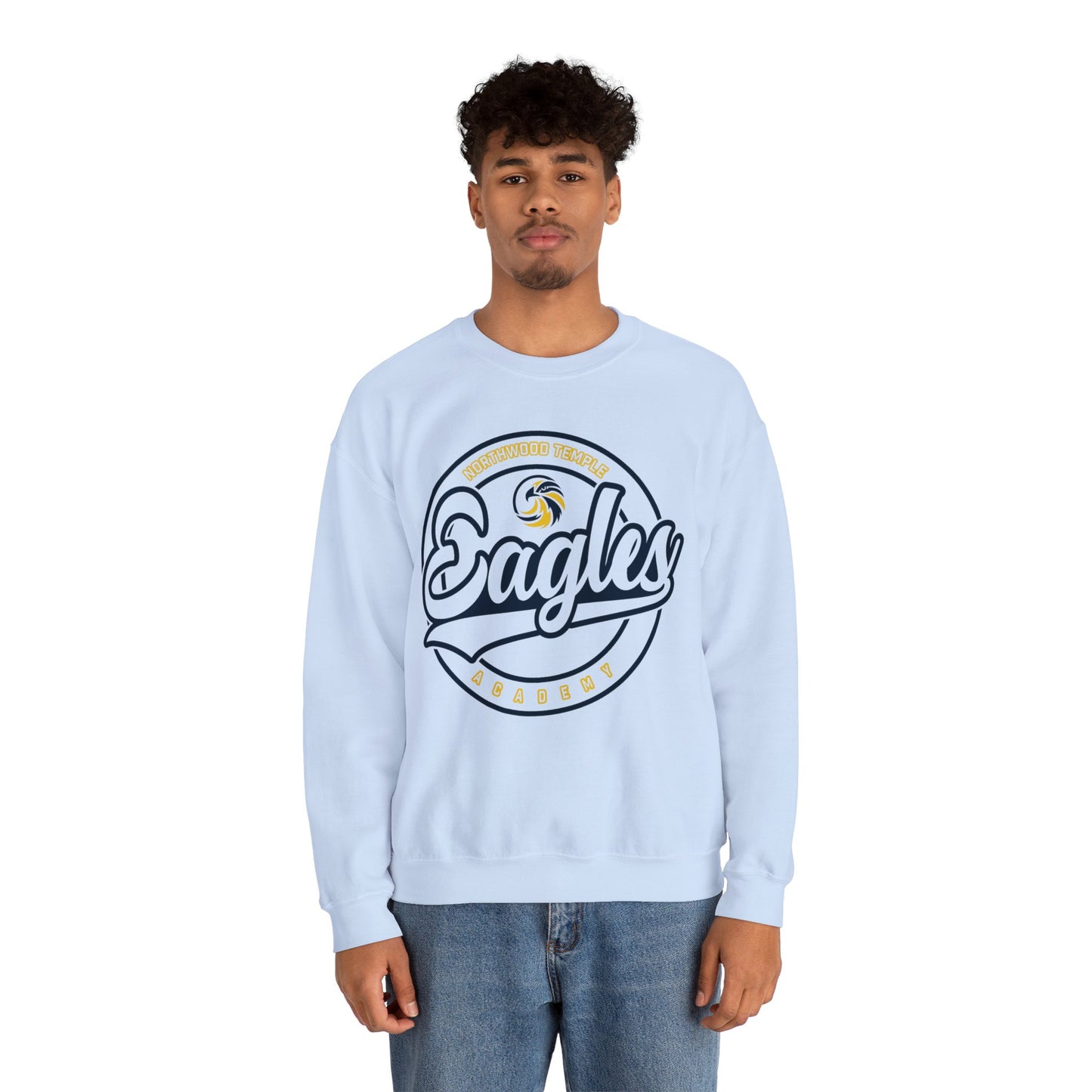 Eagles Circle Stamp - Gildan Unisex Heavy Blend™ Crewneck Sweatshirt