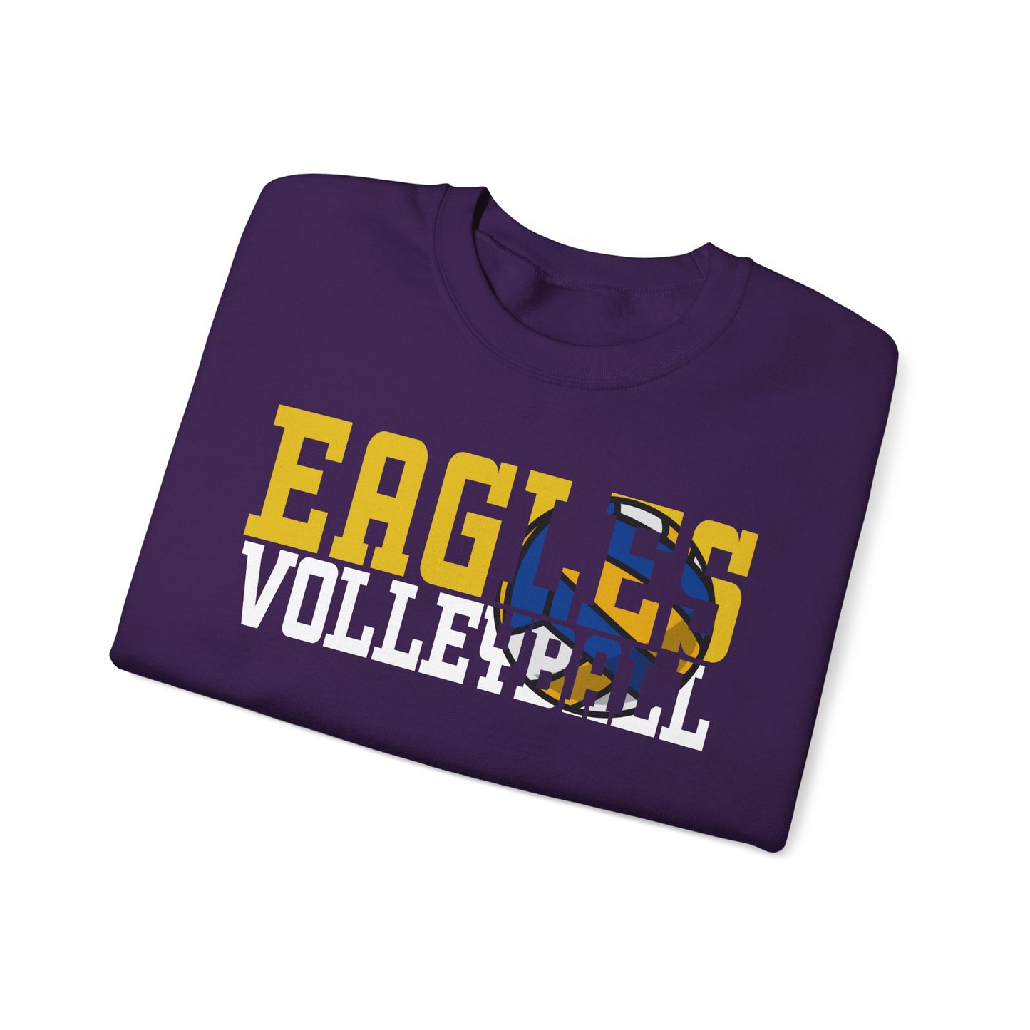 Volleyball Cutout - Gildan Unisex Heavy Blend™ Crewneck Sweatshirt