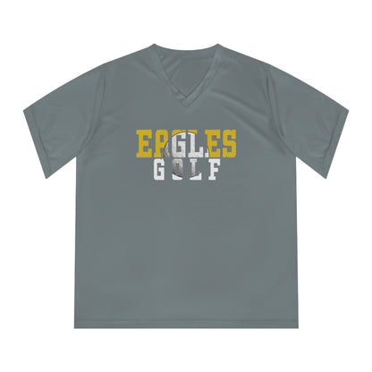 Golf Cutout - Team 365 Women's Performance V-Neck T-Shirt