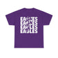 Lightning Bolt Eagles -  Gildan Unisex Heavy Cotton Tee