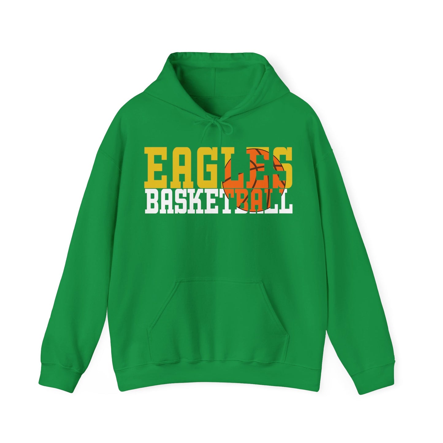 Basketball Cutout - Gildan Unisex Heavy Blend™ Hooded Sweatshirt