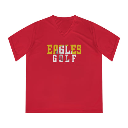 Golf Cutout - Team 365 Women's Performance V-Neck T-Shirt