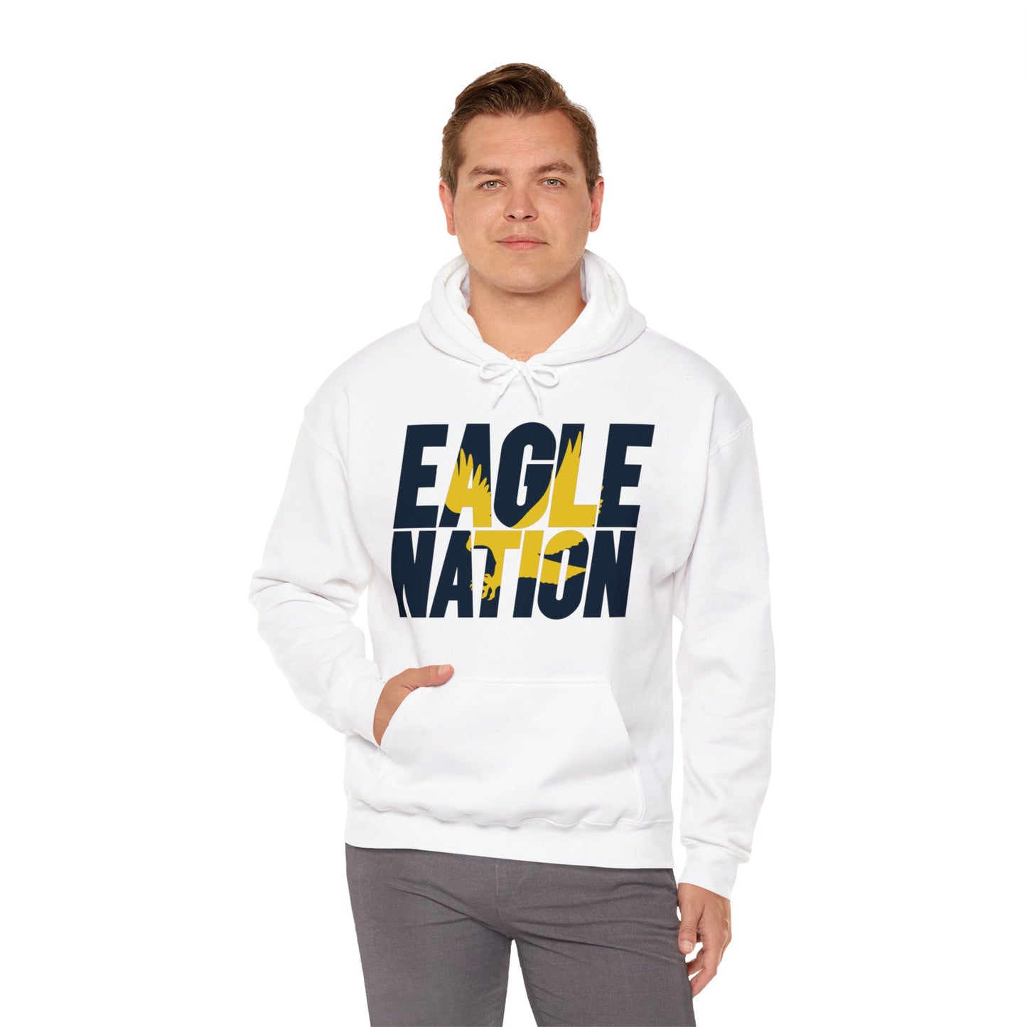 Eagle Nation - Gildan Unisex Heavy Blend™ Hooded Sweatshirt