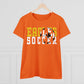 Soccer Cutout - Gildan Women's Midweight Cotton Tee