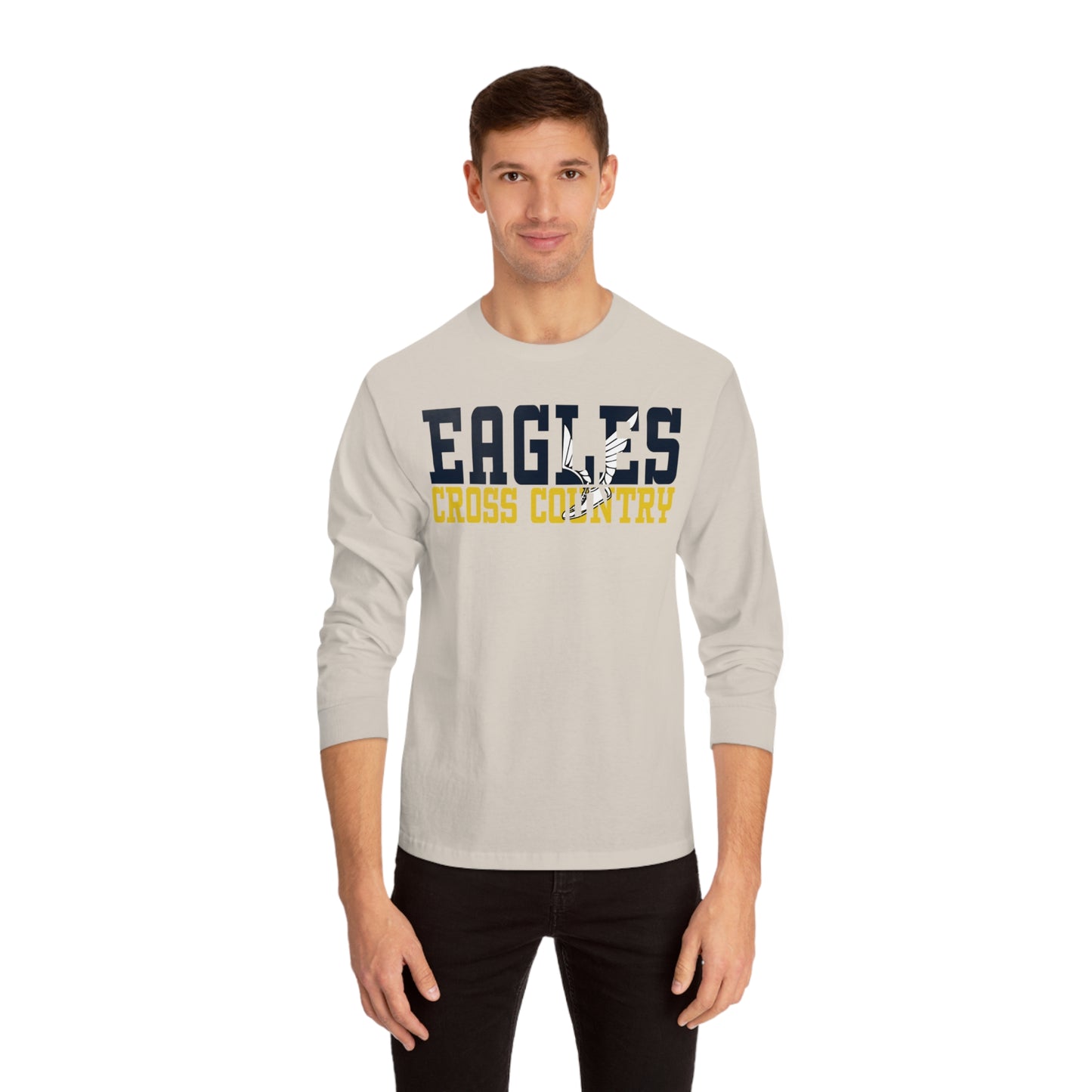 Cross Country Cutout - American Apparel Unisex Classic Long Sleeve T-Shirt