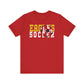 Soccer Cutout - Bella+Canva Unisex Jersey Short Sleeve Tee