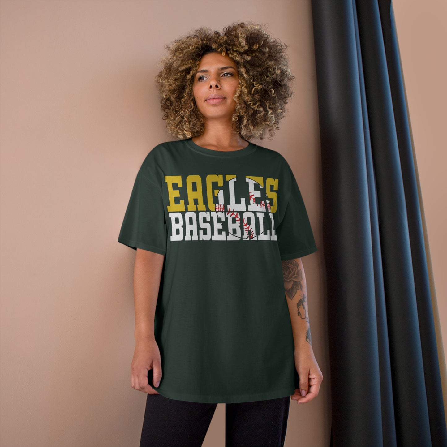 Baseball Cutout - Champion T-Shirt