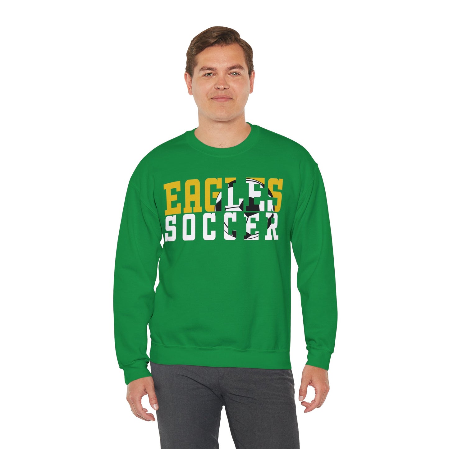 Soccer Cutout - Gildan Unisex Heavy Blend™ Crewneck Sweatshirt