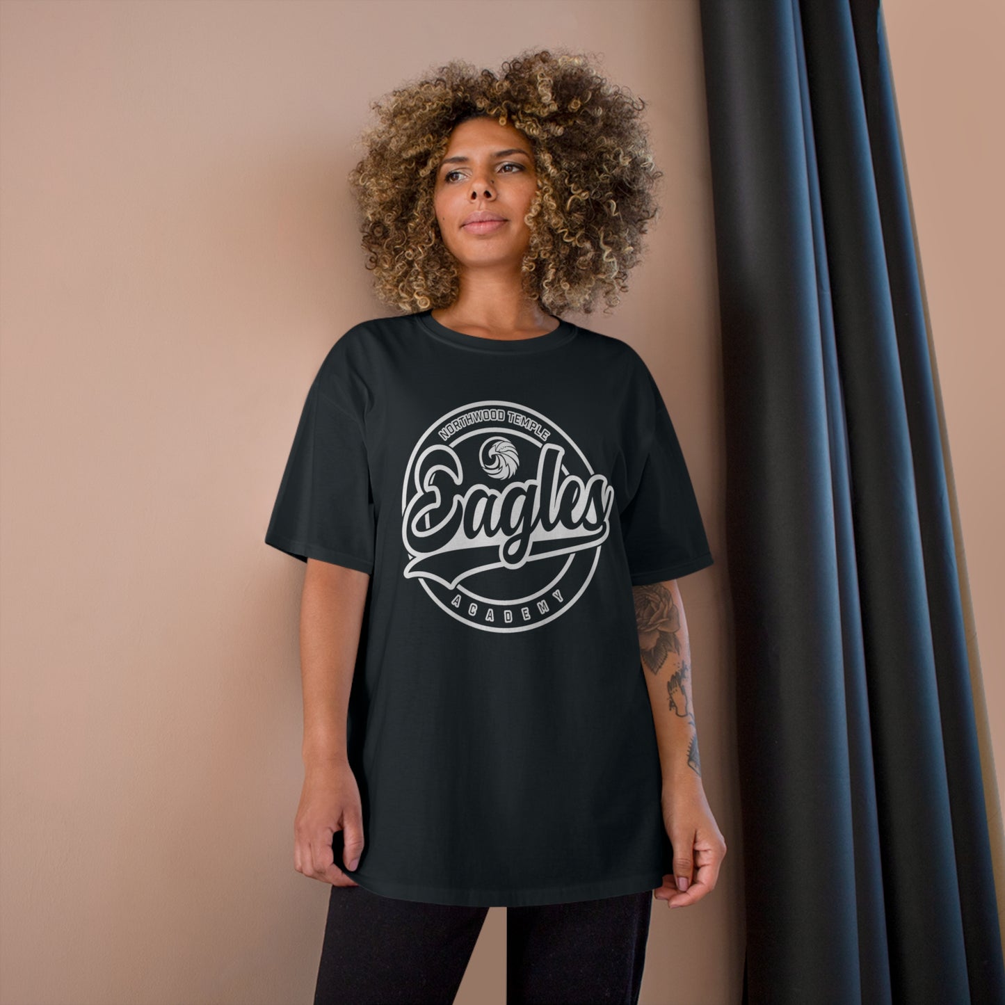 Eagles Circle Stamp - Champion T-Shirt